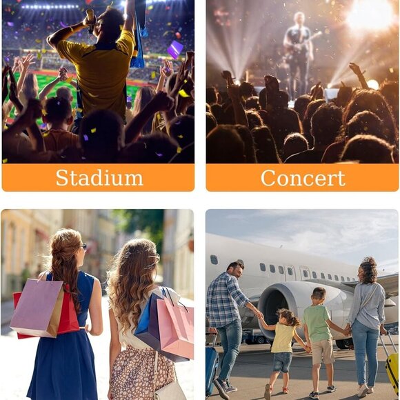 Clear Crossbody Bag Stadium Approved, Clear Purse for Women, Transparent Shoulde - Picture 7 of 8